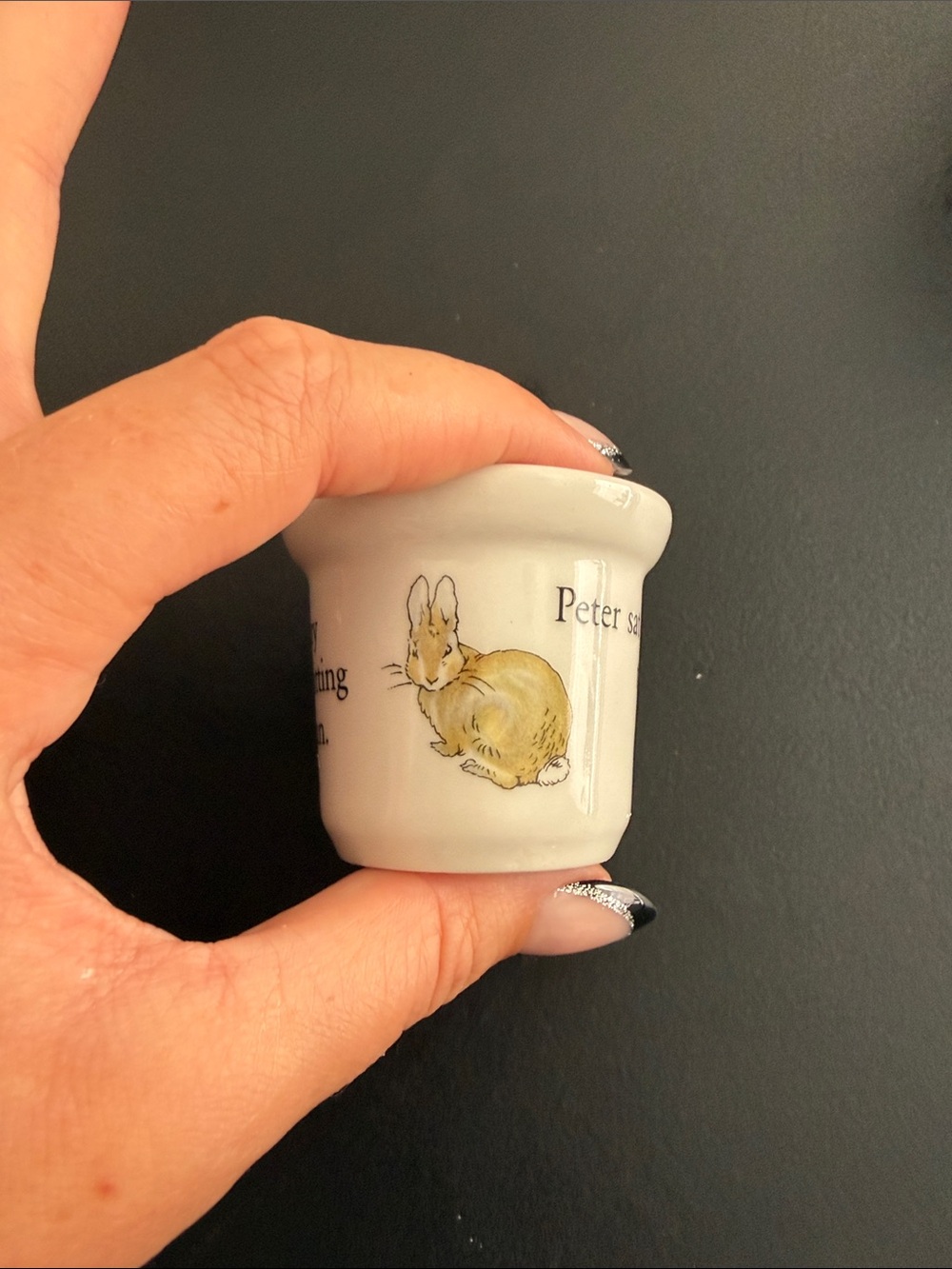 Beatrix Potter Peter Rabbit Ceramic Egg Cup - Picture 4 of 6